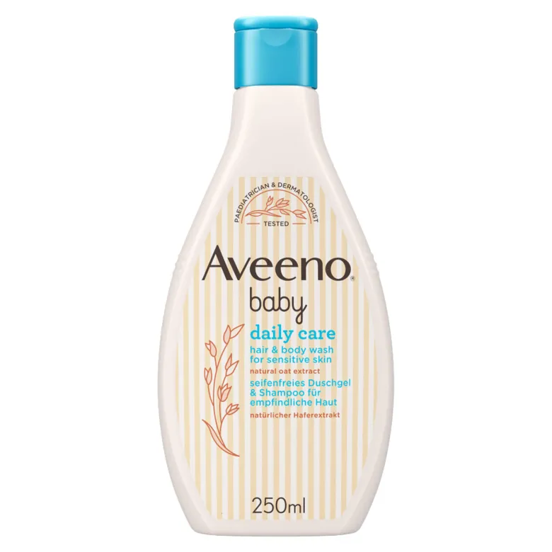 Aveeno Baby Daily Care seifenfreies Duschgel & Shampoo, 250 ml