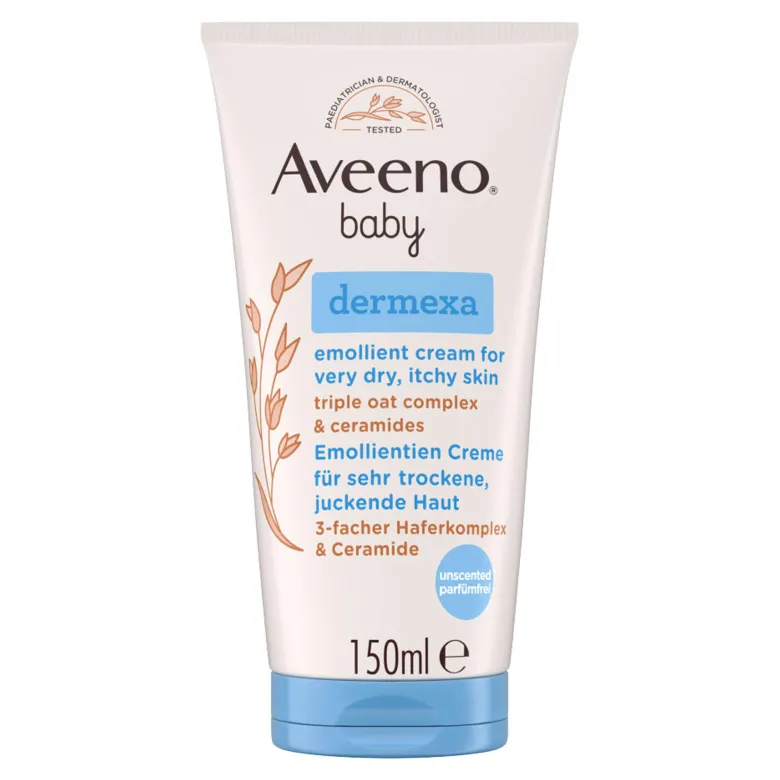 Aveeno Baby Dermexa Emollientien Creme, 150 ml
