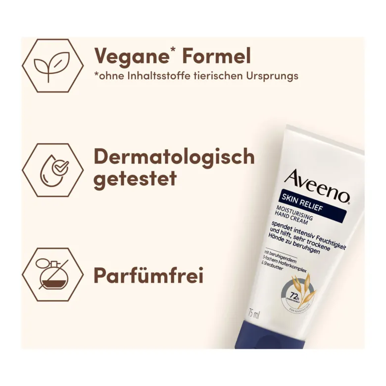 Aveeno Skin Relief Handcreme, 75 ml