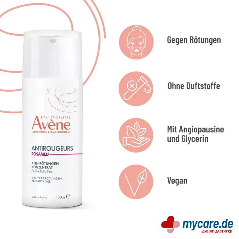 Avene Antirougeurs Rosamed Anti-Rötungen Konzentrat, 30 ml