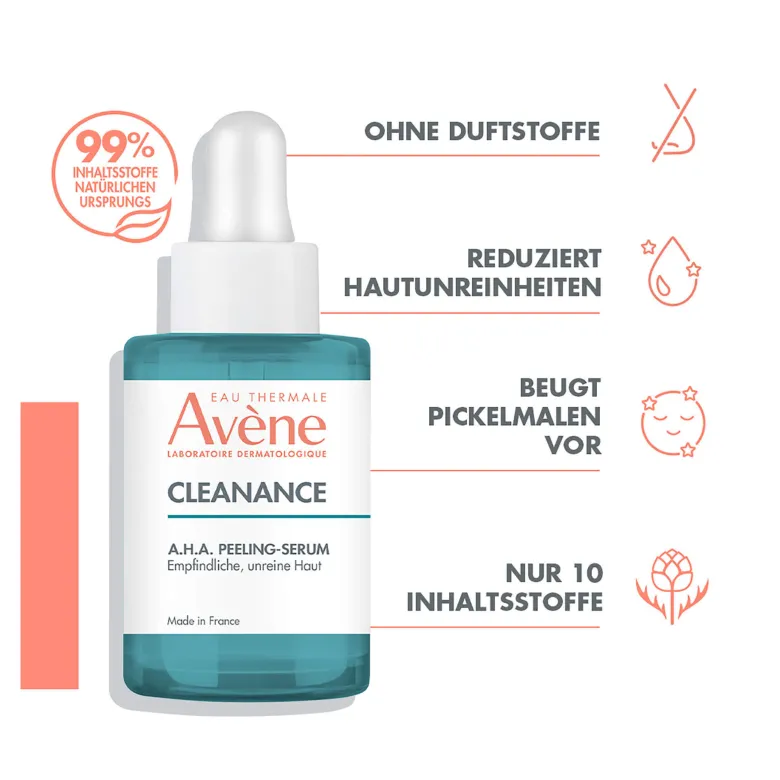 Avene Cleanance A.H.A Peeling-Serum, 30 ml
