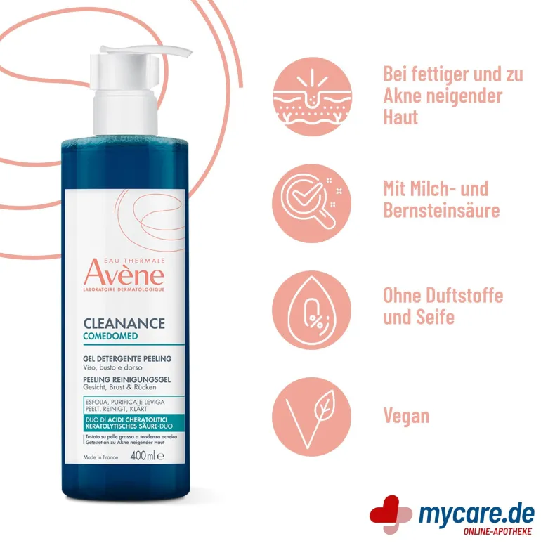 Avene Cleanance Comedomed Peeling Reinigungsgel, 400 ml