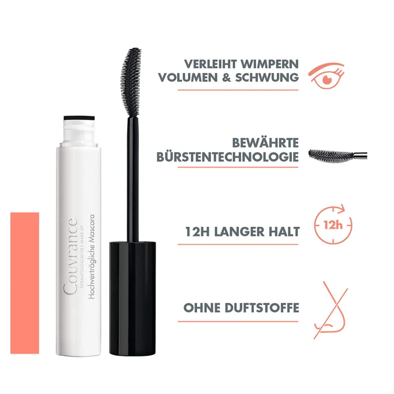 Avene Couvrance Mascara schwarz, 7 ml