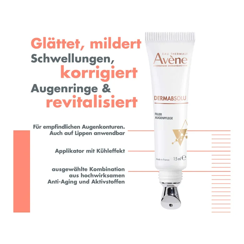 Avene DermAbsolu Filler Augenpflege, 15 ml