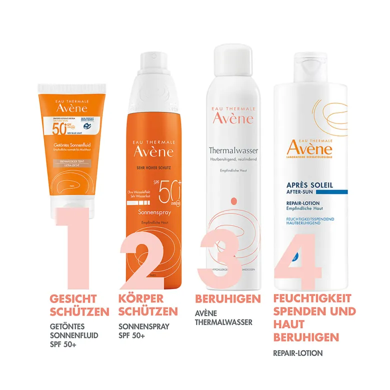 Avene Getöntes Sonnenfluid SPF 50+, 50 ml