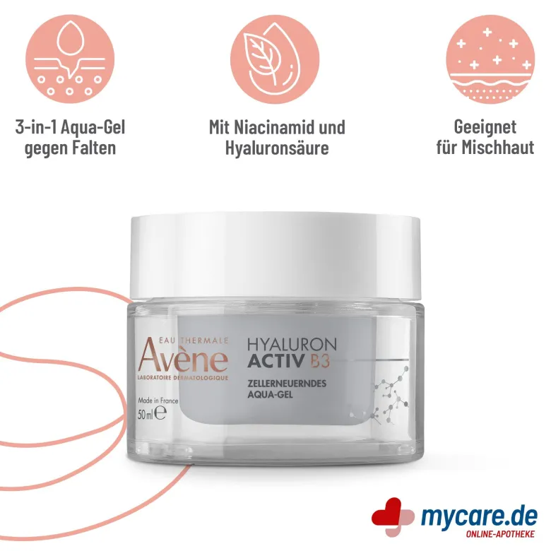 Avene Hyaluron Activ B3 Zellerneuerndes Aqua-Gel, 50 ml