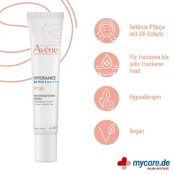 Avene Hydrance BB REICHHALTIG Feuchtigkeitscreme getönt, 40 ml