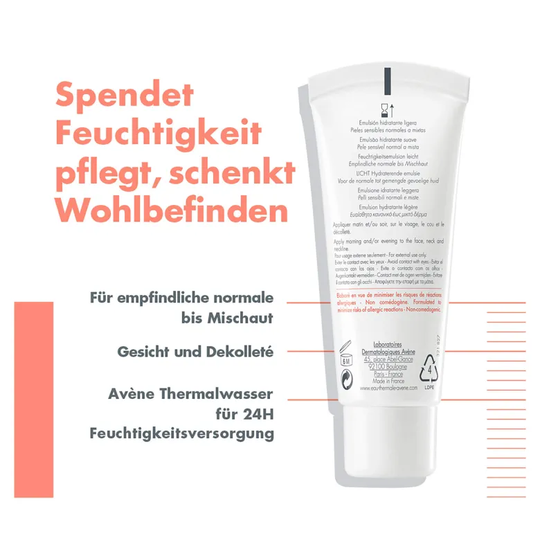 Avene Hydrance LEICHT Feuchtigkeitsemulsion, 40 ml