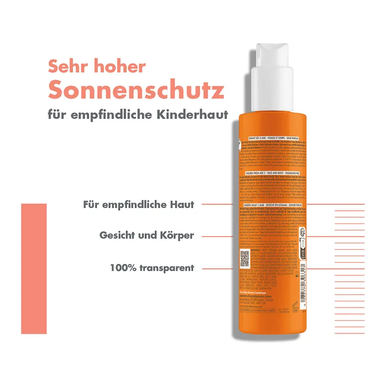 Avene Kinder-Sonnenspray SPF 50+, 200 ml