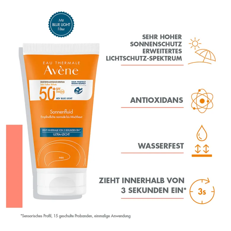 Avene Sonnenfluid SPF 50+, 50 ml