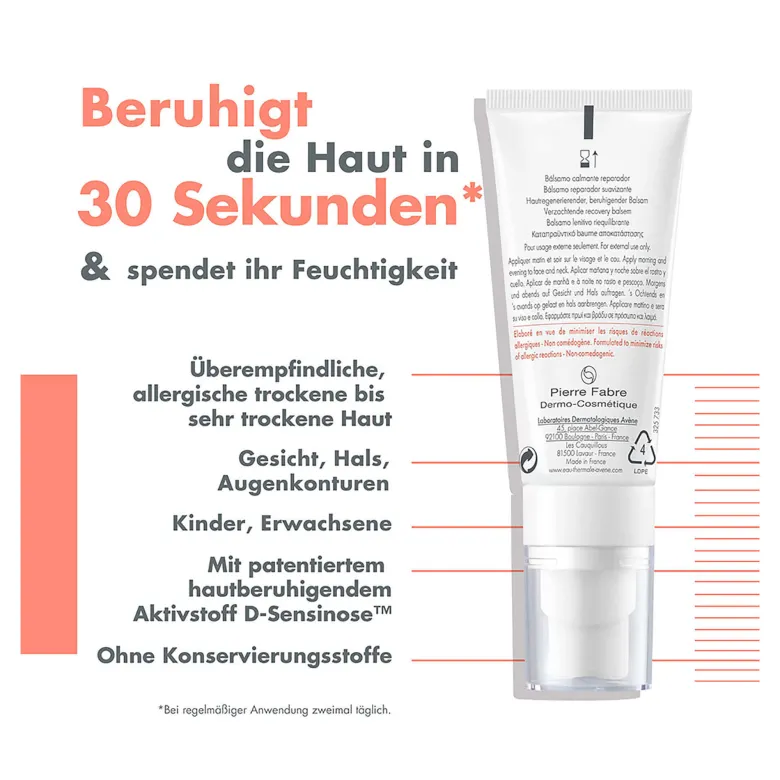 Avene Tolerance Control Balsam, 40 ml