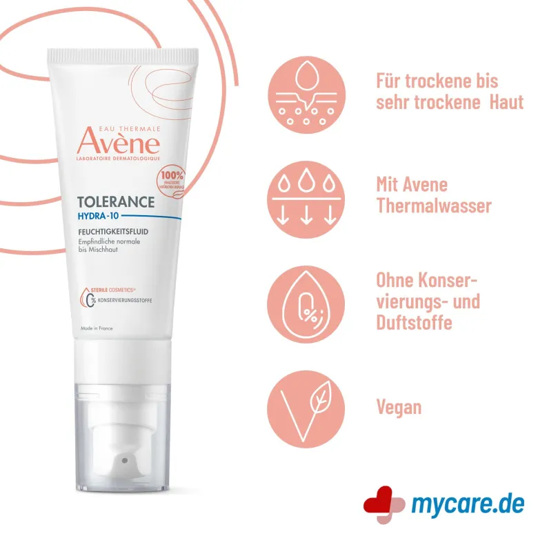 Avene Tolerance HYDRA-10 Feuchtigkeitsfluid, 40 ml