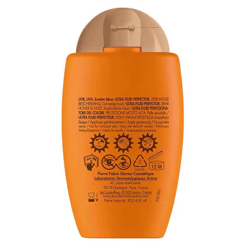 Avene Ultra Fluid Perfector Sonnenschutz SPF50+, 50 ml