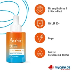Avene Ultra Serum Feuchtigkeit LSF 50+, 30 ml