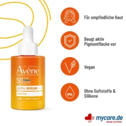 Avene Ultra Serum Glow Effekt LSF 50+, 30 ml
