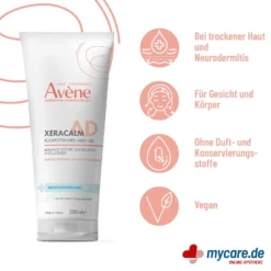 Avene XeraCalm A.D Rückfettendes Milky Gel, 200 ml