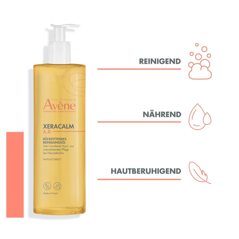 Avene XeraCalm A.D Rückfettendes Reinigungsöl, 750 ml
