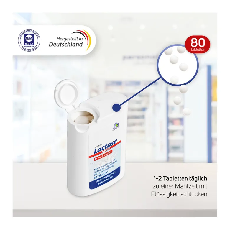 Avitale Lactase 14000 FCC, 80 St