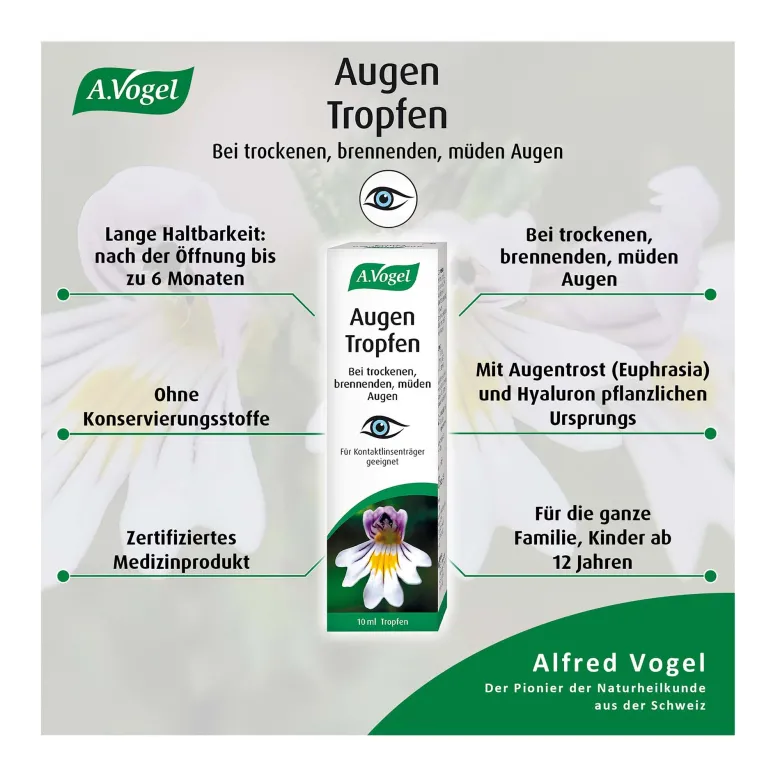 A.Vogel Augen Tropfen, 10 ml