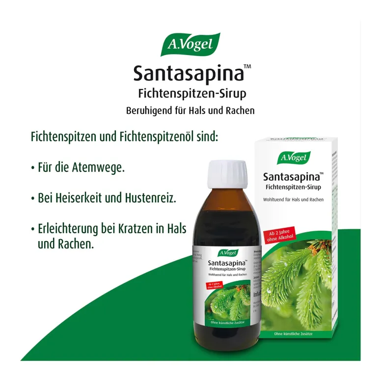 A.Vogel Santasapina Fichtenspitzen-Sirup, 200 ml