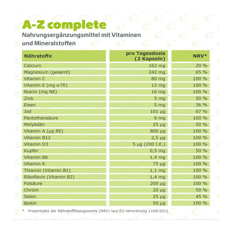 A-Z complete Kapseln, 120 St
