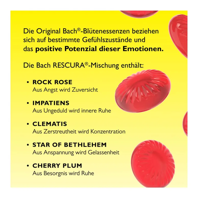 Bachblüten Original Rescura Pastillen Wassermelone, 50 g