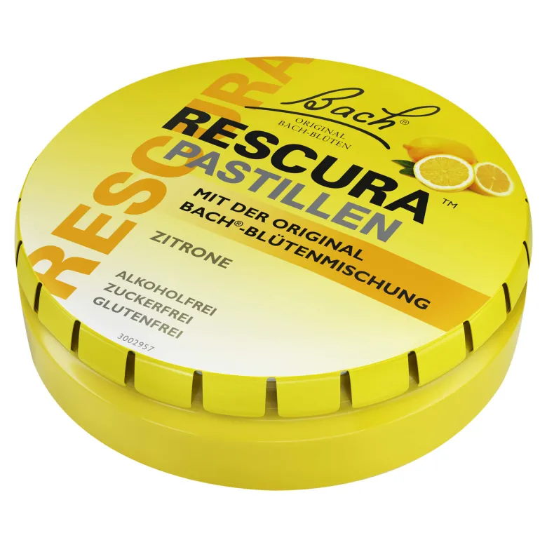 Bachblüten Original Rescura Pastillen Zitrone, 50 g