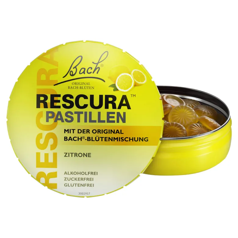 Bachblüten Original Rescura Pastillen Zitrone, 50 g