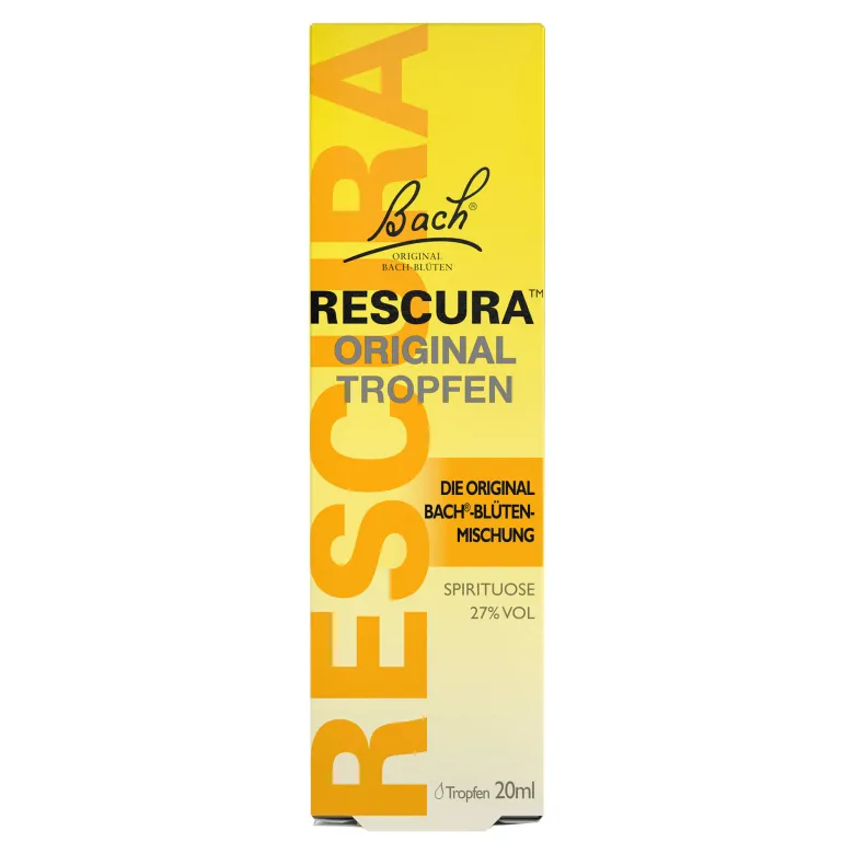 Bachblüten Original Rescura Tropfen mit Alkohol, 20 ml