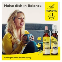 Bachblüten Original Rescura Tropfen mit Alkohol, 20 ml