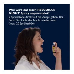 Bach Rescura Night Spray alkoholfrei, 20 ml