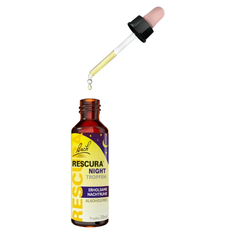 Bach Rescura Night Tropfen alkoholfrei, 20 ml