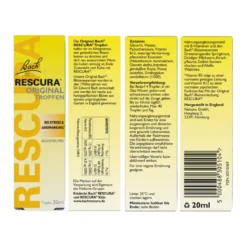 Bach Rescura Tropfen alkoholfrei, 20 ml