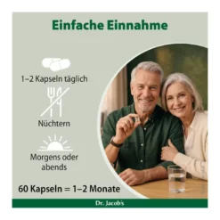 Bacillus subtilis plus Nattokinase-Enzym Vitamin K2 vegan, 60 St