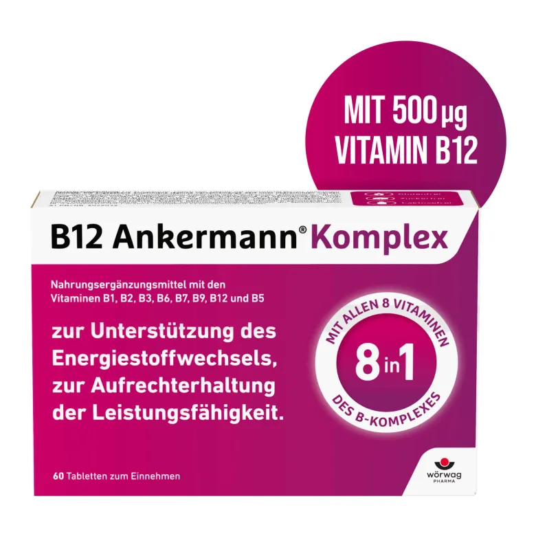 B12 Ankermann Komplex überzogene Tabletten, 60 St