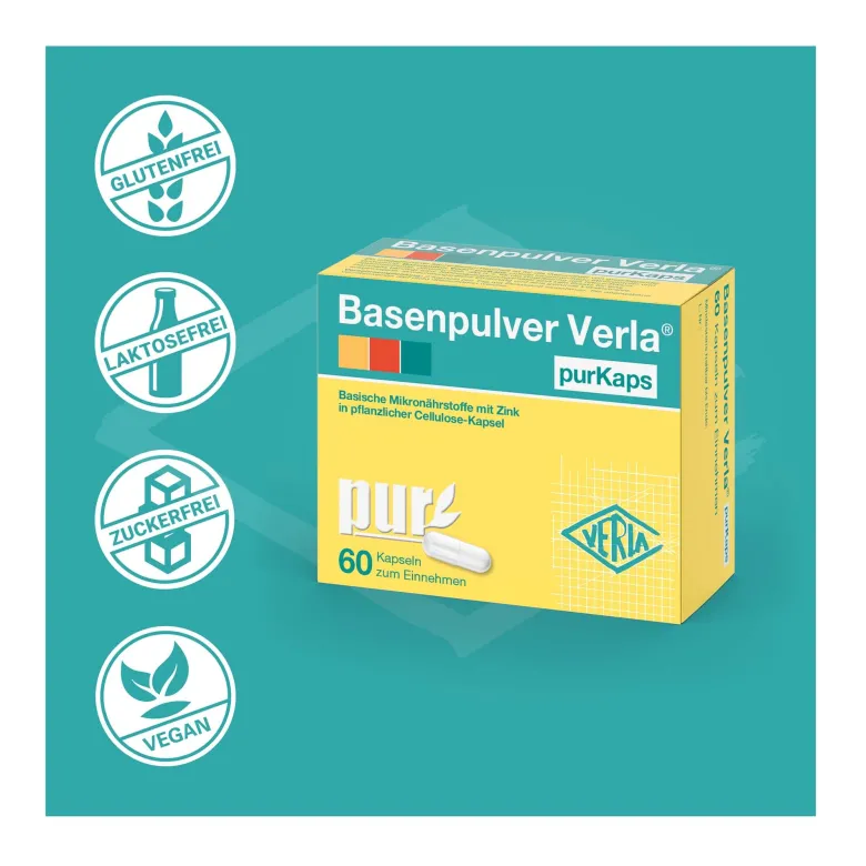 Basenpulver Verla purKaps, 60 St