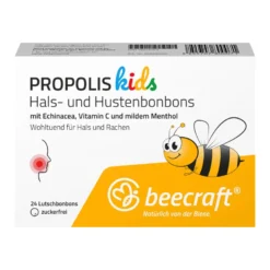 Beecraft Kids Propolis Hals- und Hustenbonbons, 24 St
