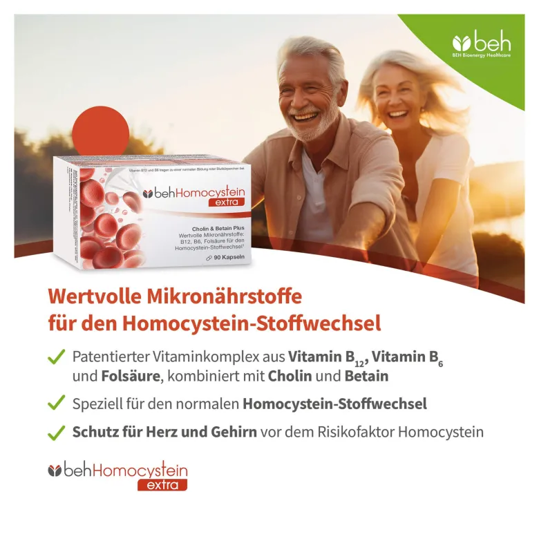 Beh Homocystein extra Kapseln, 90 St