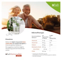 Beh Homocystein extra Kapseln, 90 St