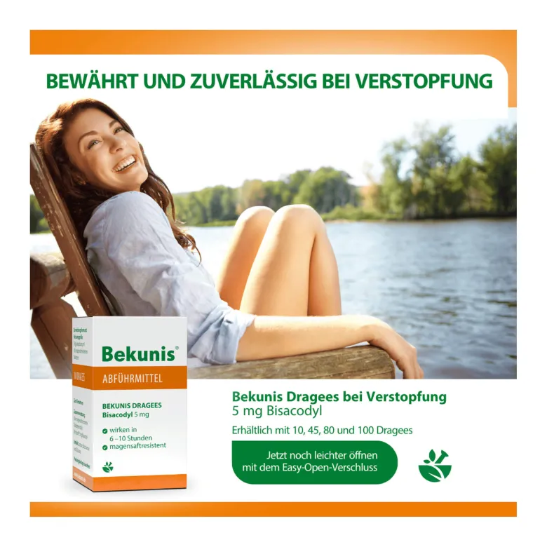 Bekunis Dragees Bisacodyl 5 mg, 100 St