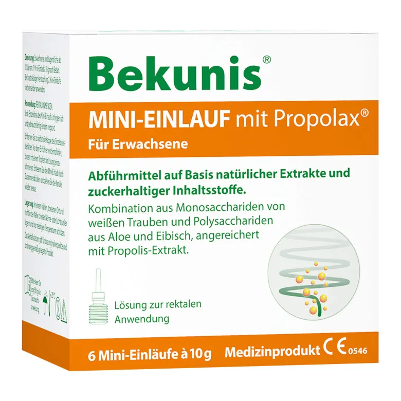 Bekunis Mini-Einlauf mit Propolax, 6 St