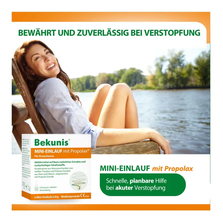 Bekunis Mini-Einlauf mit Propolax, 6 St