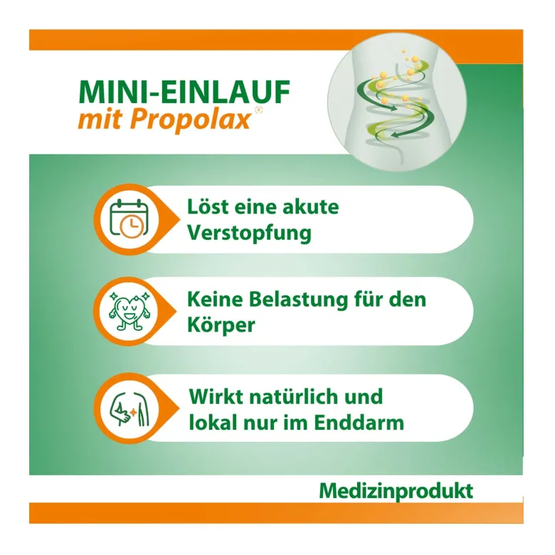Bekunis Mini-Einlauf mit Propolax, 6 St
