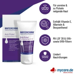Benzacare Anti-Pickel Feuchtigkeitspflege LSF 30, 50 ml