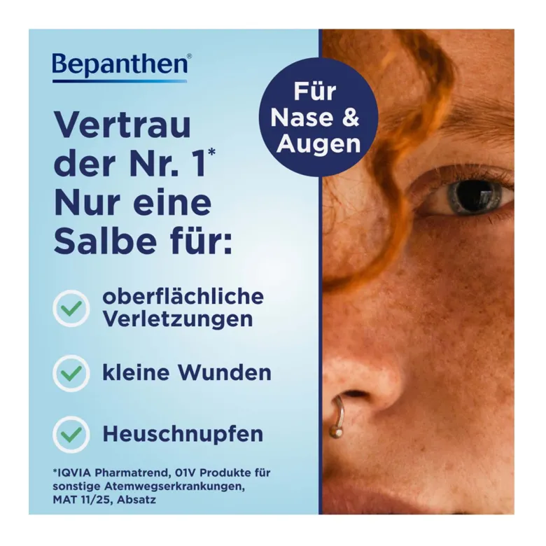 Bepanthen Augen- und Nasensalbe Dreierpack, 3x10 g