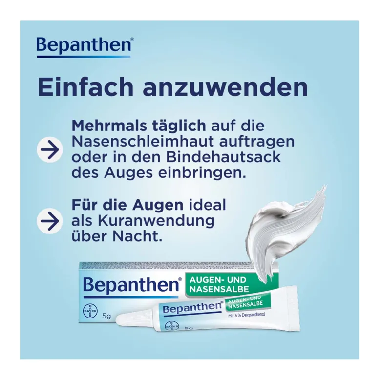 Bepanthen Augen- und Nasensalbe Dreierpack, 3x10 g
