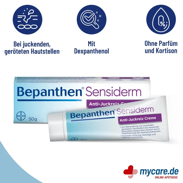 Bepanthen Sensiderm Anti-Juckreiz Creme, 50 g