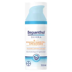 Bepanthol Derma Feuchtigkeitsspendende Gesichtscreme LSF25, 1X50 ml