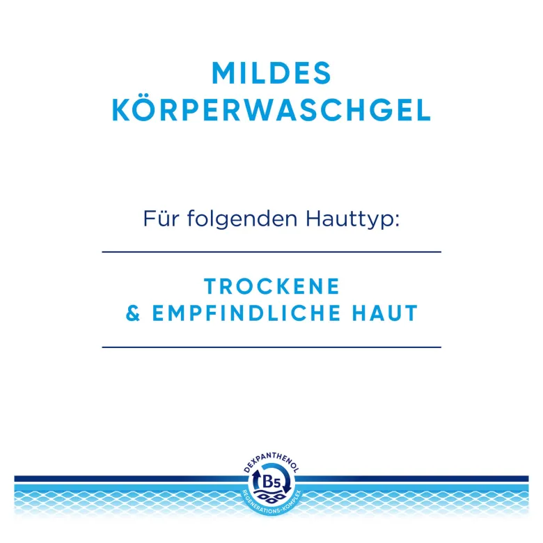 Bepanthol Derma Mildes Körperwaschgel Nachfüllbeutel, 1X400 ml