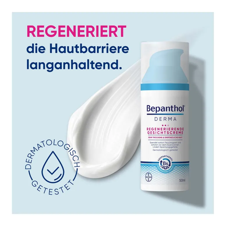 Bepanthol Derma Regenerierende Gesichtscreme, 1X50 ml